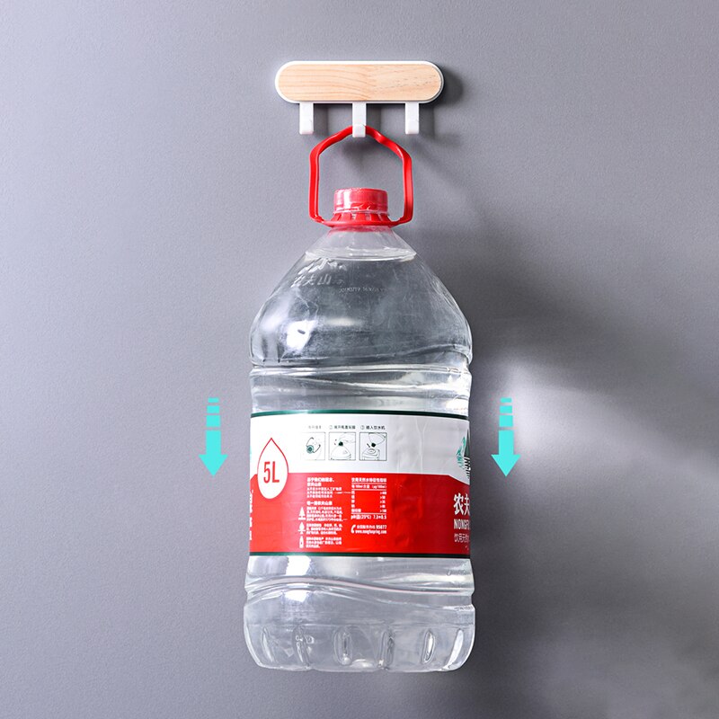 Perchas de madera para colgar en la pared, accesorios de decoración del hogar, de almacenamiento para colgar ropa perchero, llavero