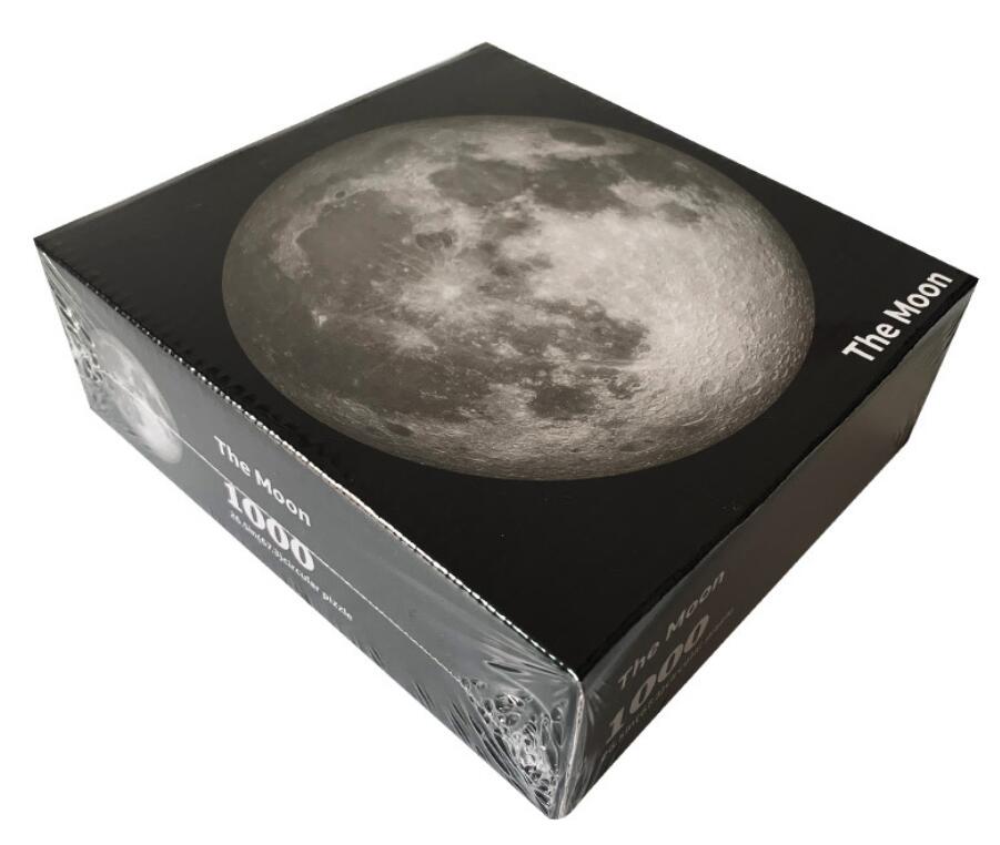 Round Moon Earth Puzzle 1000 Pieces for Adult Jigsaw Puzzle Toys Rainbow Constellations Jigsaw Puzzle 1000pcs Moon Circular Toy: moon