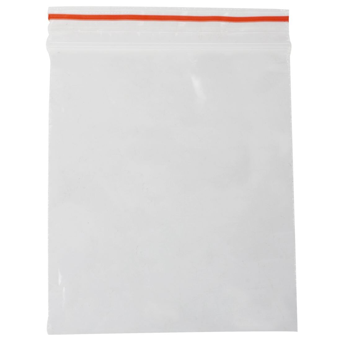 100 szt. Saszetka Pochette przezroczysta En Plastique Fermeture torba Pochon Pression 5X7cm