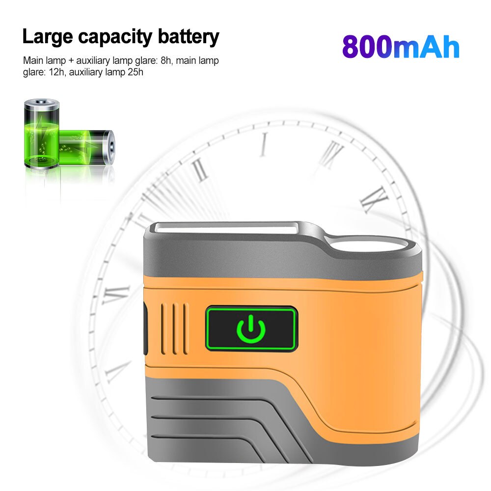 Induction Cap Clip Light USB Charging Cap Clip Flashlight 2200mAh COB Flood Light Head Light Waterproof Fishing Camping Light