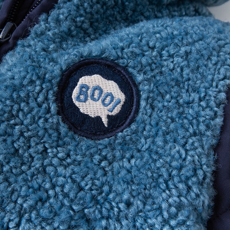 David bella – manteau d'hiver à capuche pour bébés garçons, rembourré, à la , dessin animé, vêtements d'extérieur pour enfants en bas âge, DBX15347