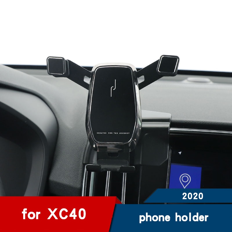 Auto Telefoon Stand Voor Volvo Xc40 Air Vent Mobiele Telefoon Stand Mobiele Telefoon Beugel Telefoon Houder Interieur Modificatie Accessoires