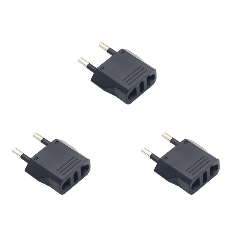 1-50 stk. eu-pluggadapter cn au jp usa til eu-pluggadapter reiseadapter elektrisk kr europluggkonverter strømuttak ac-uttak: Militærgrønn / Annen