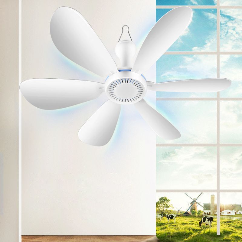 6 Blade 220V Silent Household Dormitory Bed Hanging Fan 20W Electric Ceiling Fan