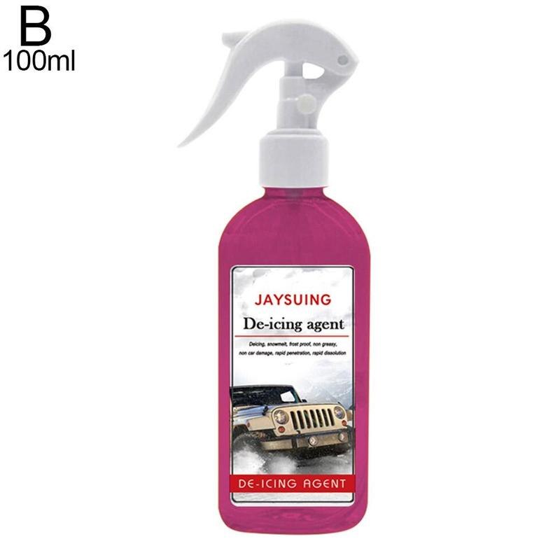 Antifreeze For Cars Anti-ice Windshield Deicing Spray Ice Remover Defrost Spray Frost Protective For Cars Defroster Agent: 100ml