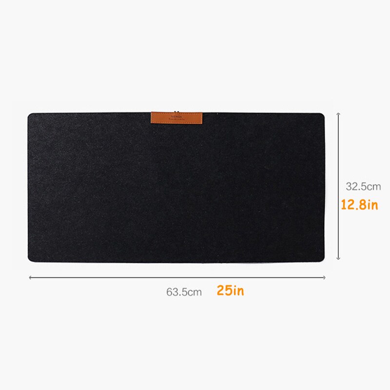 Large Size Computer Gamer Table Mat Non-slip Felt Laptop Cushion Desk Mat Keyboard Mat Large Gaming Mouse Pad Office Accessories