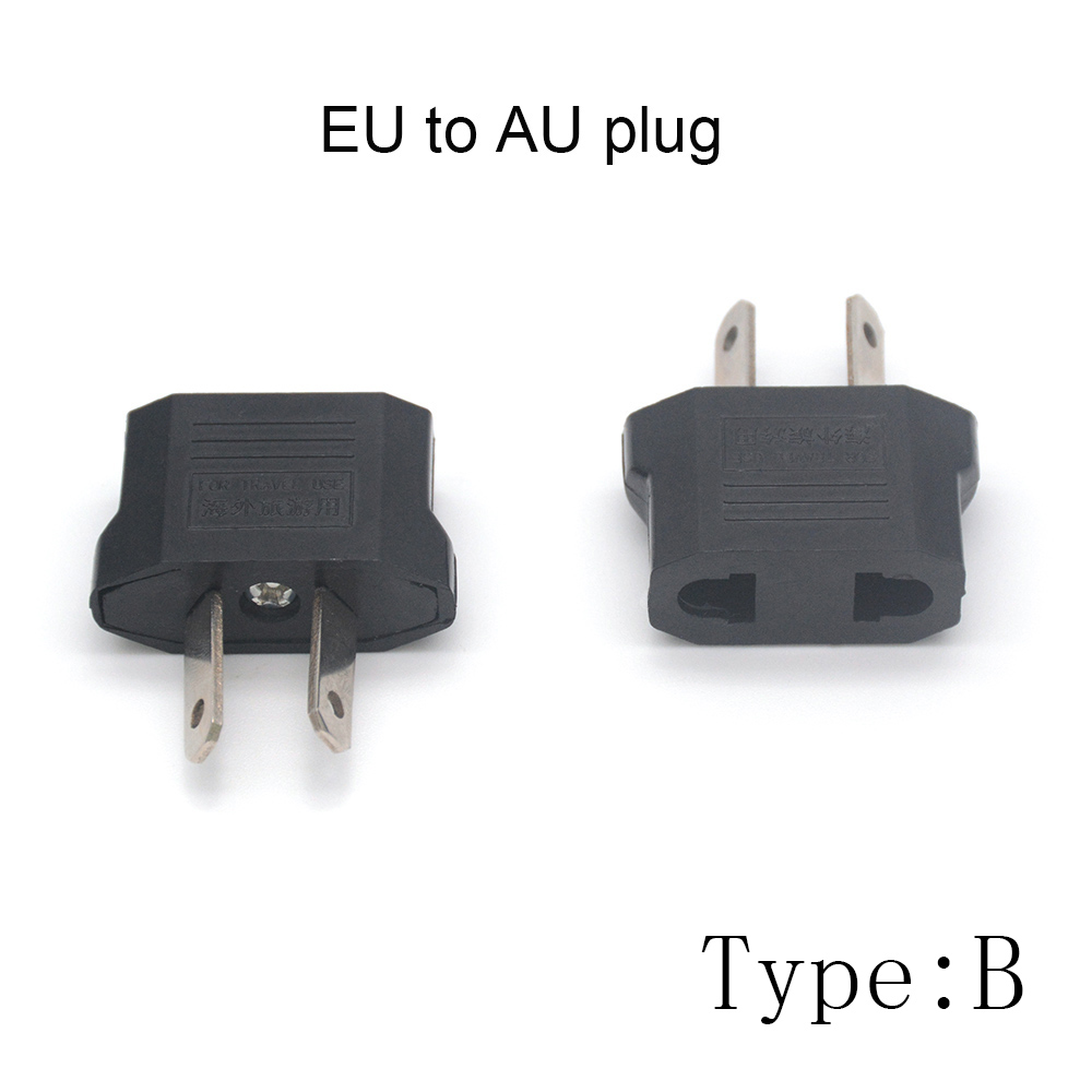 4 Type Eu/Au/Us Plug Travel Power Eu Au Us Plug Au Ons Eu Plug adapter Oplader Adapter Converter Ac Power Plug Adapter: Type B