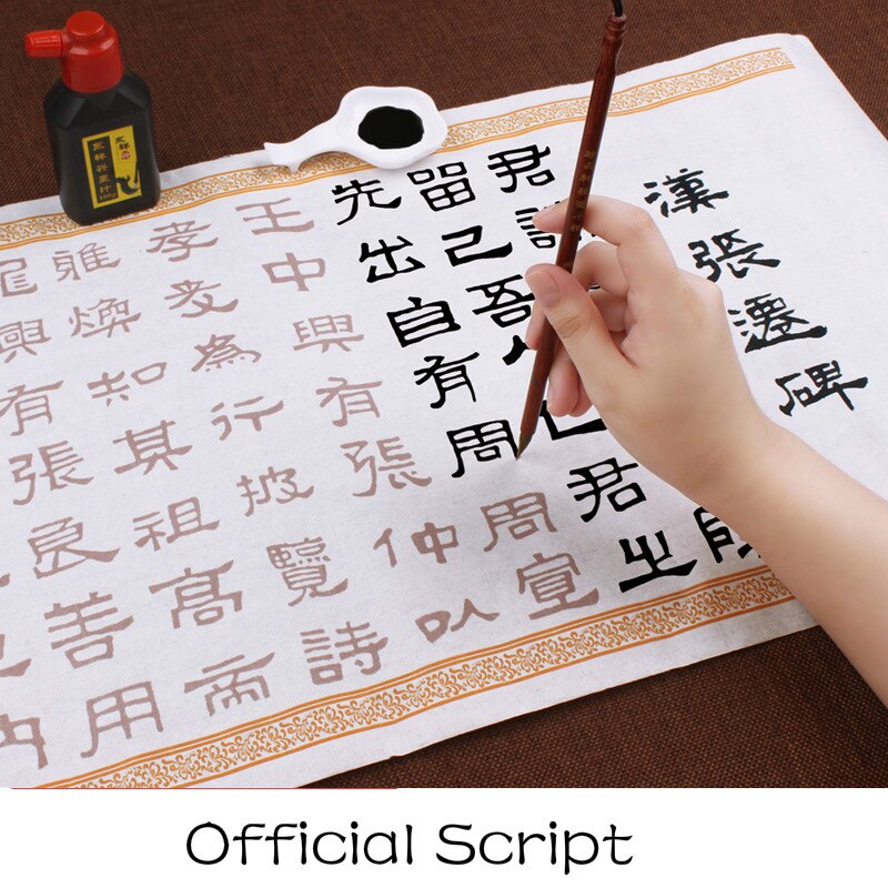 Official Script Copybooks Adult Chinese Calligraphy Copybook Beginner Thicken Half Ripe Rice Paper Chinese Character Copybook