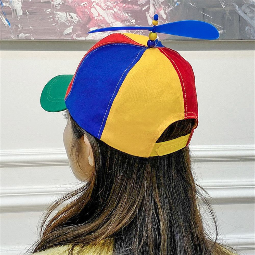 Gorra de béisbol con de libélula de bambú, gorro de béisbol con de arcoíris, helicóptero, hélice, aventura, Snapback, para adultos, niños y niñas