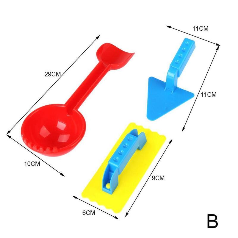 Winter Plastic Snowball Maker Clip Kids Outdoor Sand Duck Mold For Children Fight Toys Ball Snowman Toy Clip: B