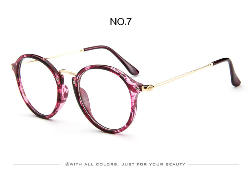 Imwete Optical Glasses Frames Women Clear Lens Eyeglasses Frames Female Myopic Prescription Eyewear Transparent Spectacle: NO 7