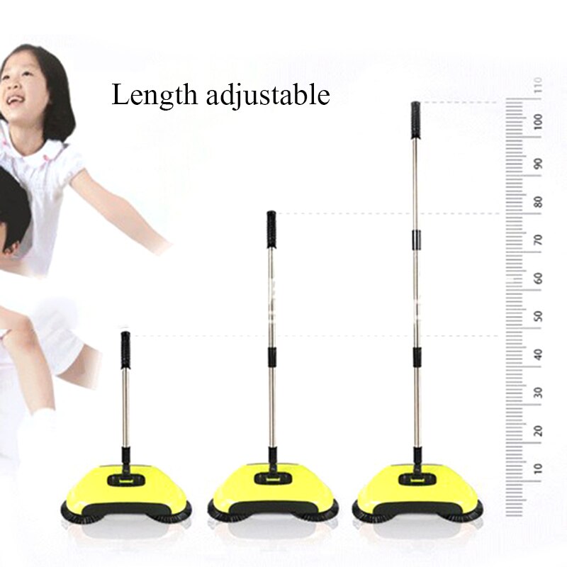Stainless Steel Sweeping Machine Push Type Magic Broom Dustpan Handle Household Vacuum Cleaner Hand Push Sweeper Floor Robotic