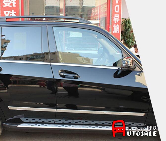 Cubierta inferior moldeada para Mercedes-Benz GLK Class X204 , ABS brillante cromado lateral puerta, carrocería