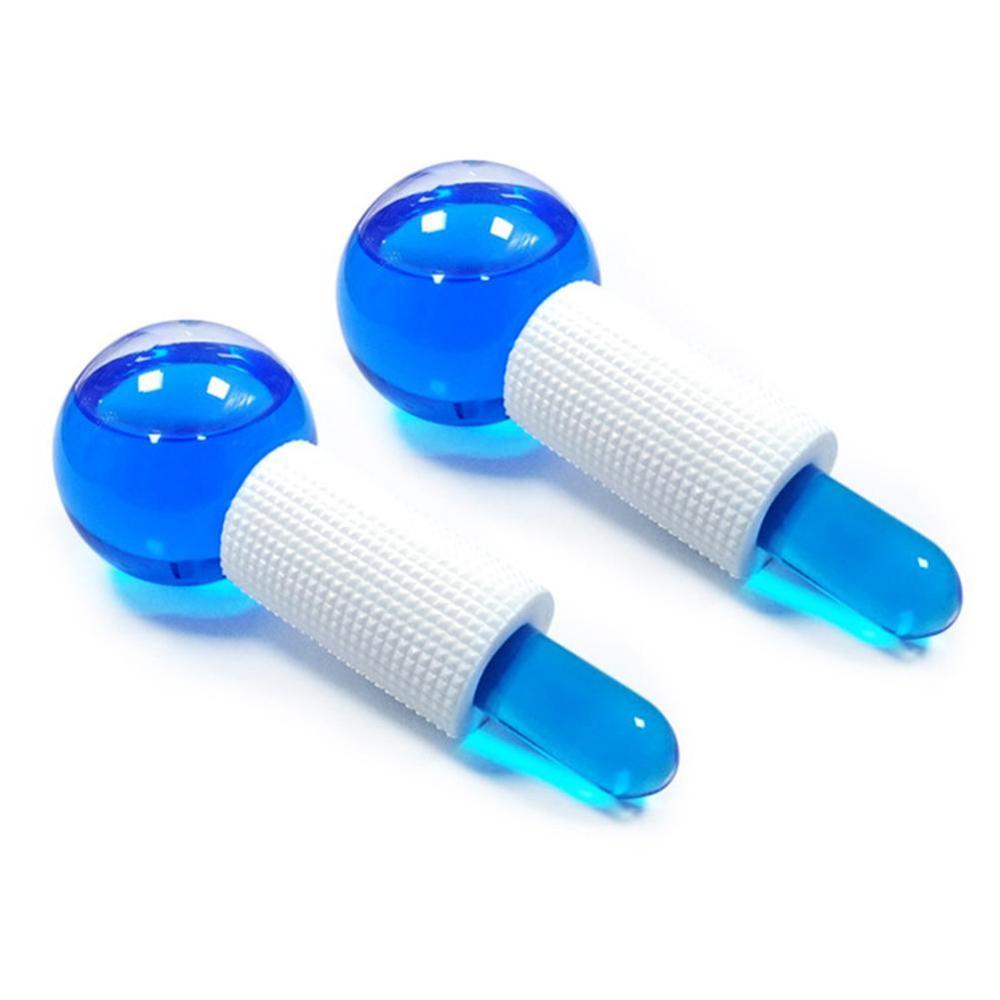 1 par de bolas de Agua de Cristal de belleza, masaje de hielo y Bola de enfriamiento, Cara de ojo: A