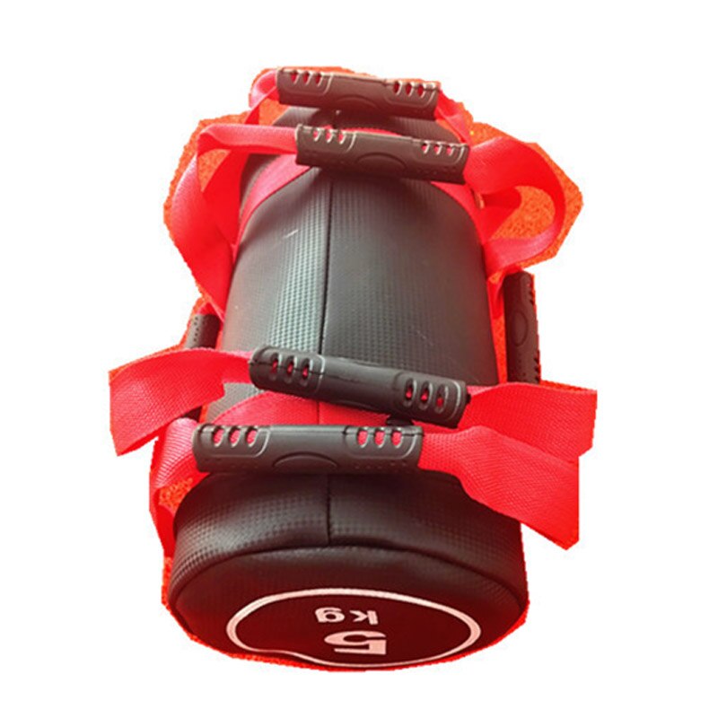Gewicht Sandsack Boxen Fitness trainieren Multi-Funktionale Ausbildung Sand Tasche Hohe Intensität Übungen Energie Tasche: Schwarz rot