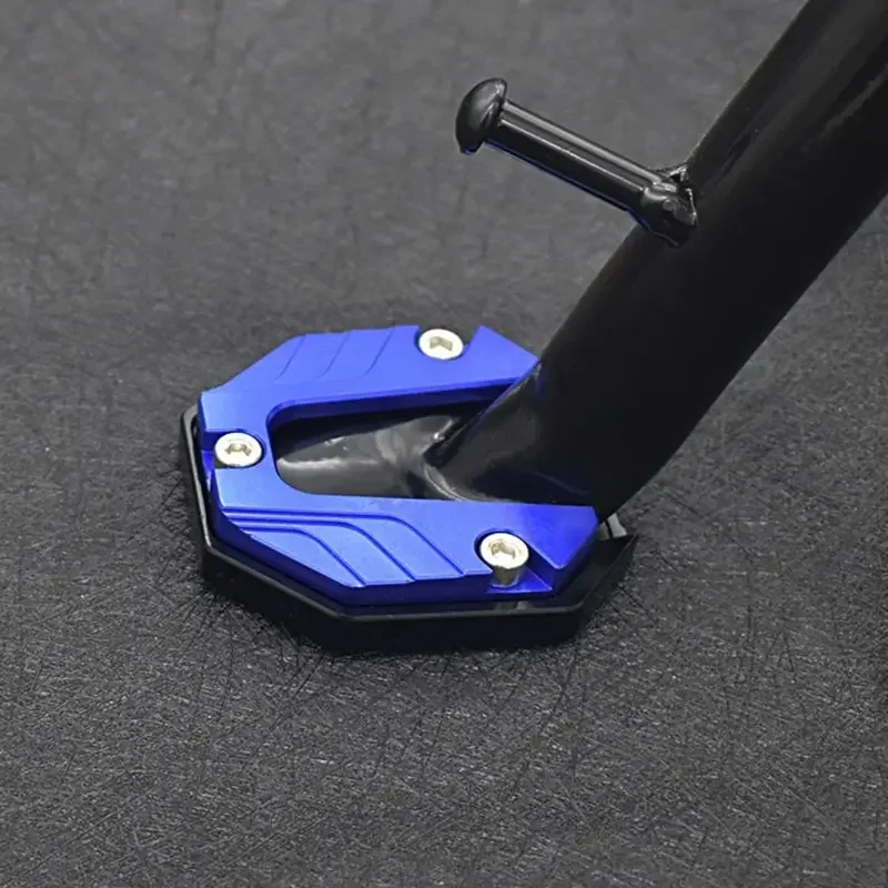 Aluminium Motorfiets Fiets Kickstand Extender Anti-Slip Voet Zijstandaard Verlengstuk Voetsteun Voor Motorfiets Crossmotor