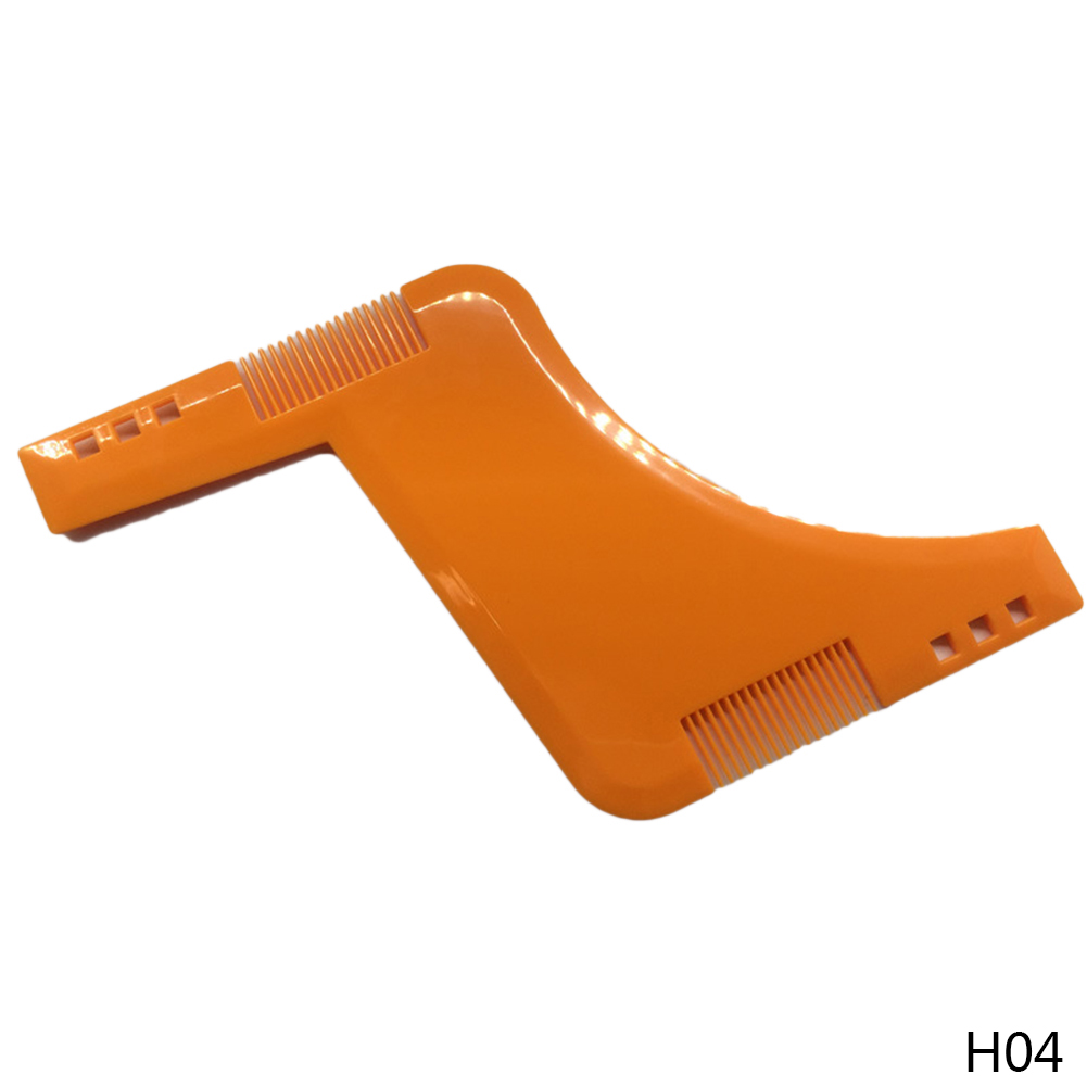 Double-side Beard Shaping Styling Template Beard Comb Men Shaving Tools ABS Comb for Hair Beard Trim Template Combs