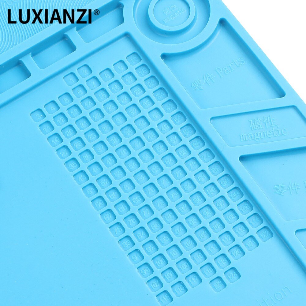 Luxianzi Soldeerstation Hittebestendig Reparatie Pad Esd Isolatie Silicon Mat Voor Bga Solderen Bureau Platform Pad
