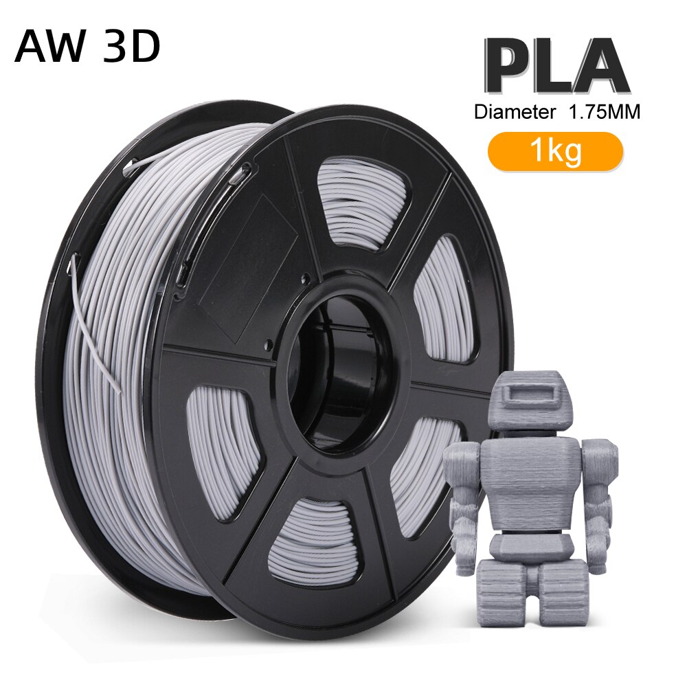 3D stampante PLA Filamento 1KG 2.2 LBS 1.75 MILLIMETRI Spool Filamenti Ecologico Della Bolla di Trasporto Libero Rotolo Per 3D FDM materiale di stampa