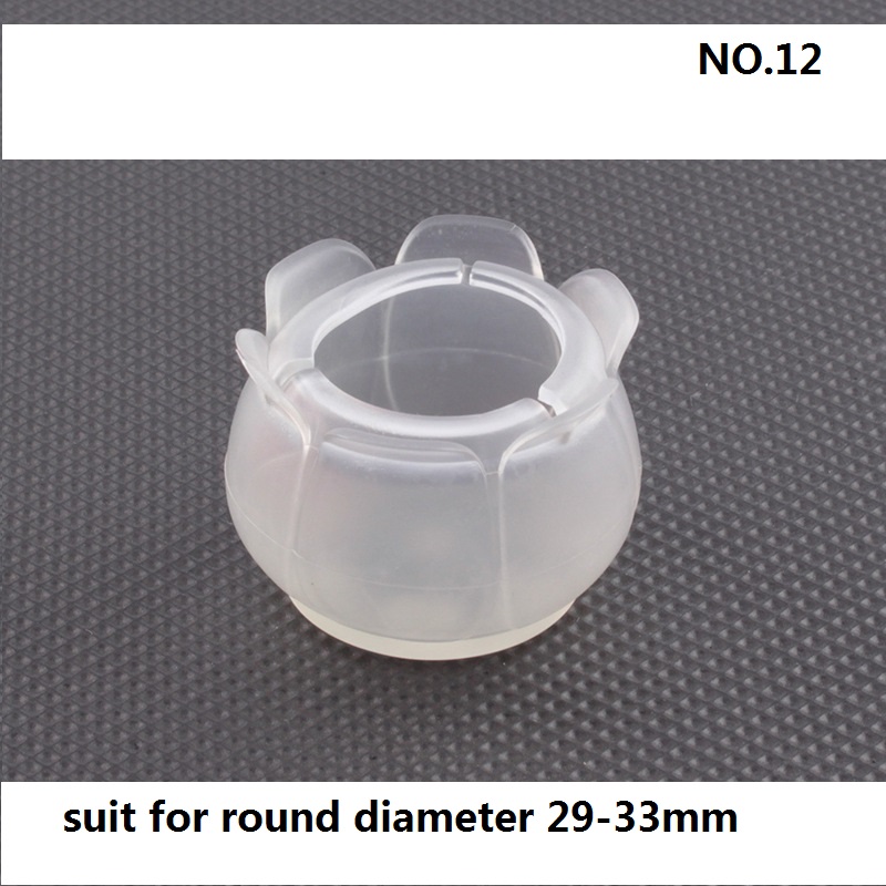 Non-slip Table Chair Foot Cover Foot Pad Furniture Leg Floor Protection Pad Wear-resisting Stool Chair Table Legs Protector: S  16pcs covers