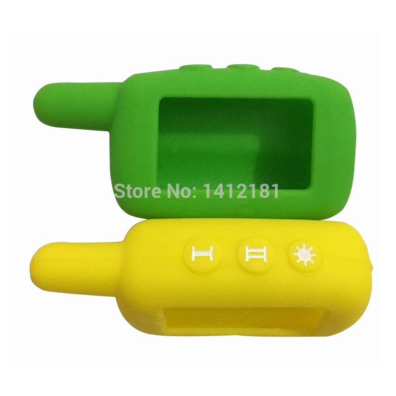 A9 LCD Remote Control +Silicone Key Case for Two way car alarm Starline A9 Keychain jaguar ez-Beta A8 A6 KGB FX5 FX-5 FX-3 FX3