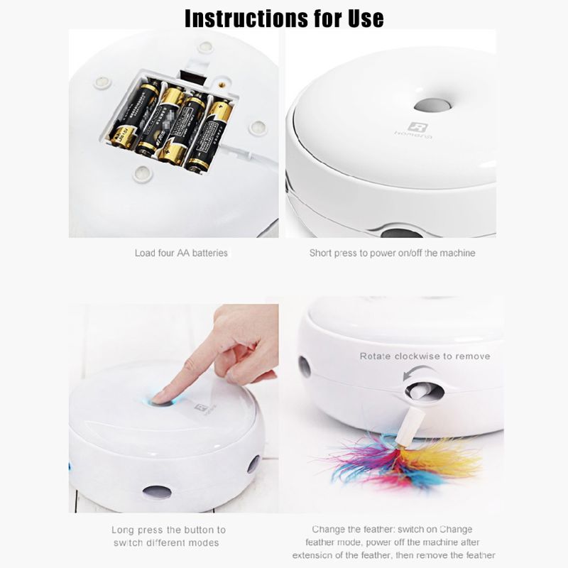 Pet Toy Cat Catching Mouse Game Disc Cats Toys Funny Disk Electric Smart Turntable