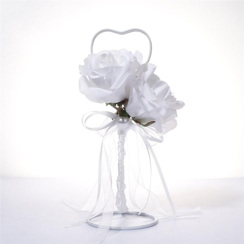 Bonito portaetiquetas de imitación de flores, muestra de tarjeta de identificación, Clip de exhibición de etiquetas, soporte de señal de escritorio, estante para de boda