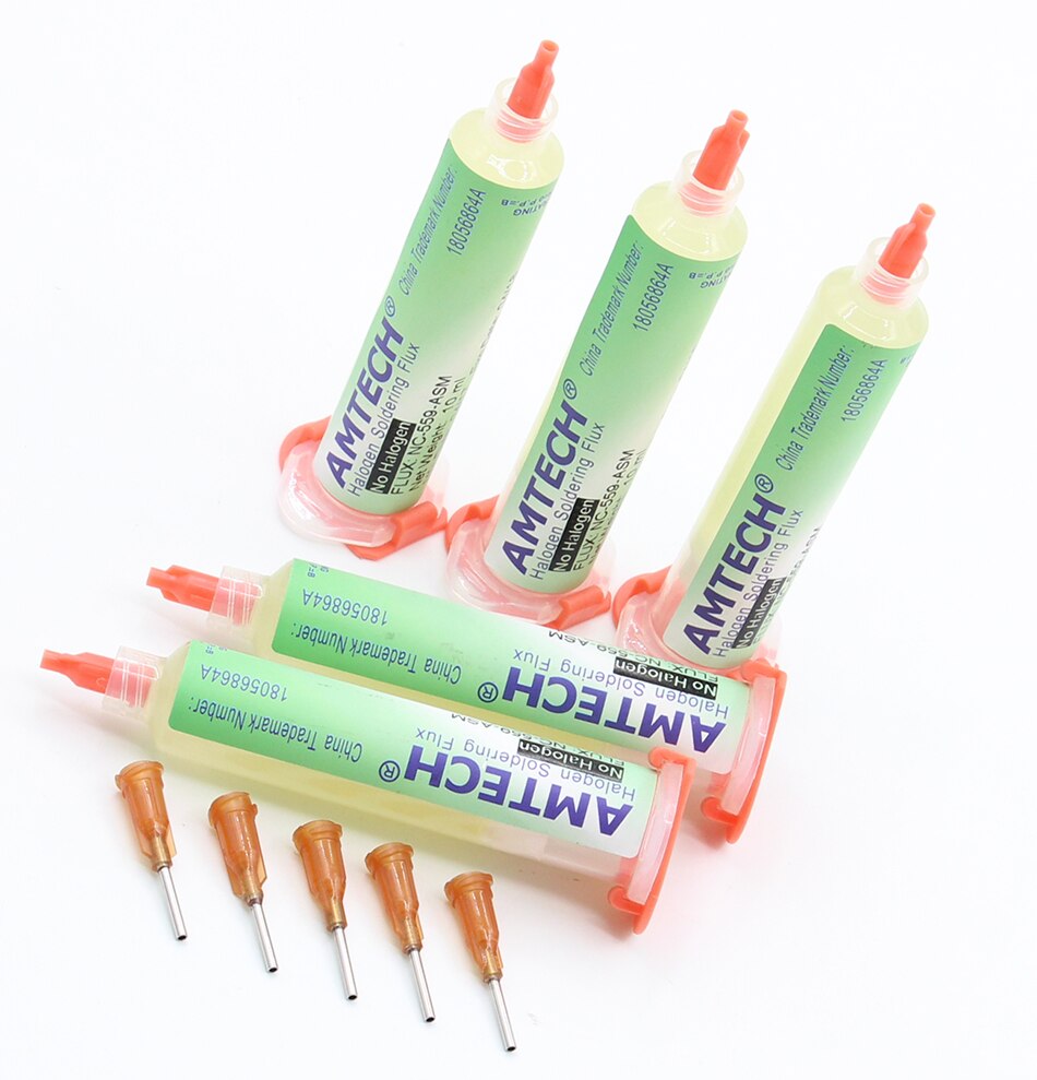 100% Amtech NC-559-ASM Flux Reiniging-Gratis Lage Rook Bga Soldeerstation Veelgebruikte 559 Flux