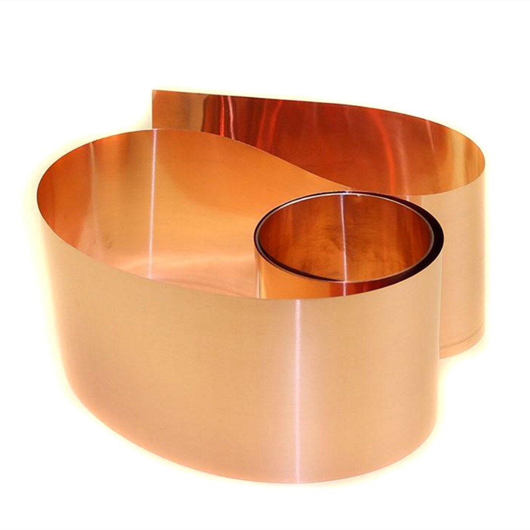 1Pcs 99.9% Zuiver Koper Cut Metal Sheet Folie Roll Tape 0.1*100*1000Mm 33ft 39"