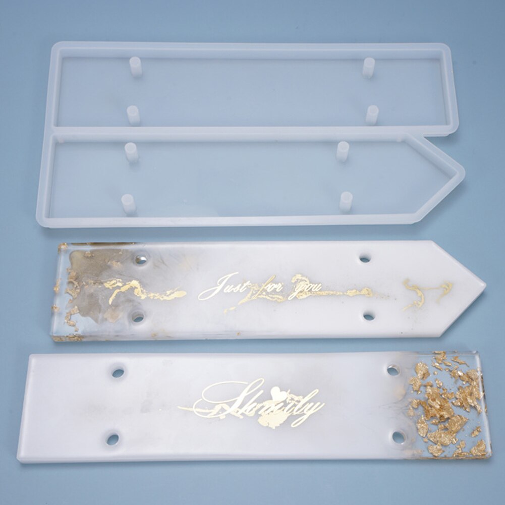 Iniciantes diy artesanato adultos para a loja multifunções silicone doorplate moldes festa fácil demolding porta de casamento pendurado placa