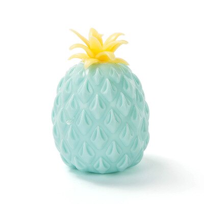 Juguete perfumado con forma de piña para niños, juguetes para apretar, juguetes antiestrés para oficina, juguetes antiestrés para niños y niñas,: Azul