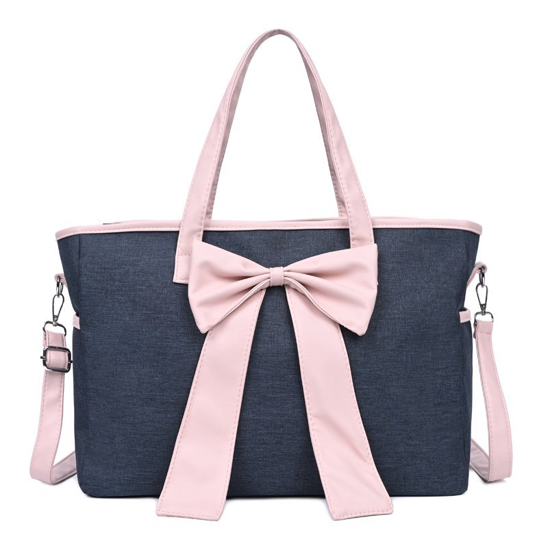 Sac à main à couches pour maman et bébé, sac à bandoulière de grande capacité, sac de maternité doux pour femme enceinte, rangement pour maman et bébé: Blue