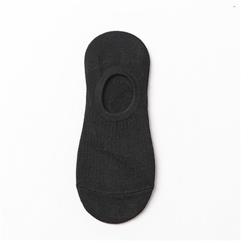 3 Pairs/lot Womens Cotton Invisible No Show Socks Short Socks Cute Thin Ankle Boat Socks Non-slip Summer Silicone US $ 5: A