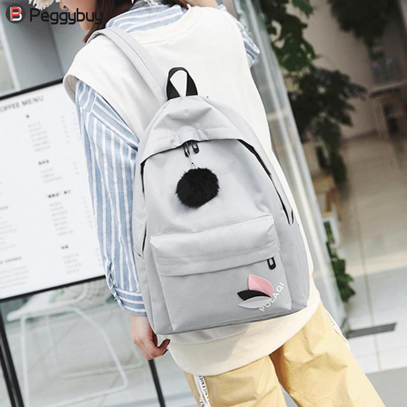 Women Canvas Backpacks Ladies Shoulder School Bag Backpack Rucksack for Girls Travel Bag Bolsas Mochilas Sac A Dos
