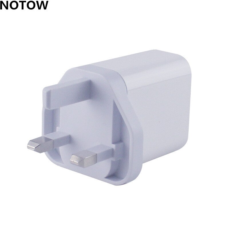 Notow 5v 3a 9v 2a au/us/eu/uk stecker 18w pd usb typ c wandladegerät reise-netzteil schnellladegerät für iphone 12 samsung: Vereinigtes königreich