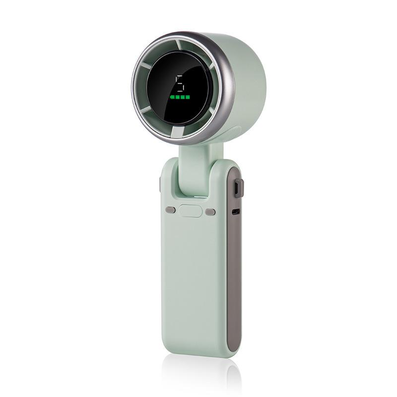 Xiaomi ventilador portátil mini turbo ventilador de mesa usb motor sem escova portátil pendurado pescoço pequeno ventilador acampamento montanhismo: Vermelho