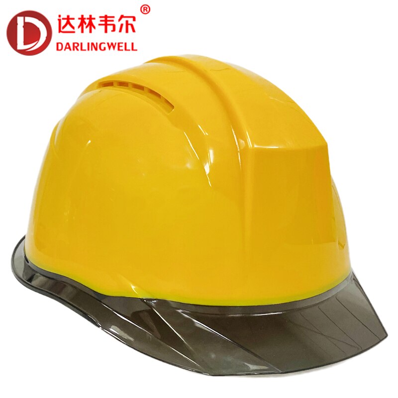 Veiligheid Helm Ademend Hard Hoed Beschermende Werk Cap Industrie Bouw Veiligheid Cap Voor Verkeer Outdoor Riding Rescue: Yellow