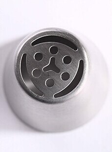 6Pcs Rvs Russische Icing Piping Nozzle Tip Cake Sugarcraft Pastry Koppeling Perfect Voor Cake Cupcake Decorating E107