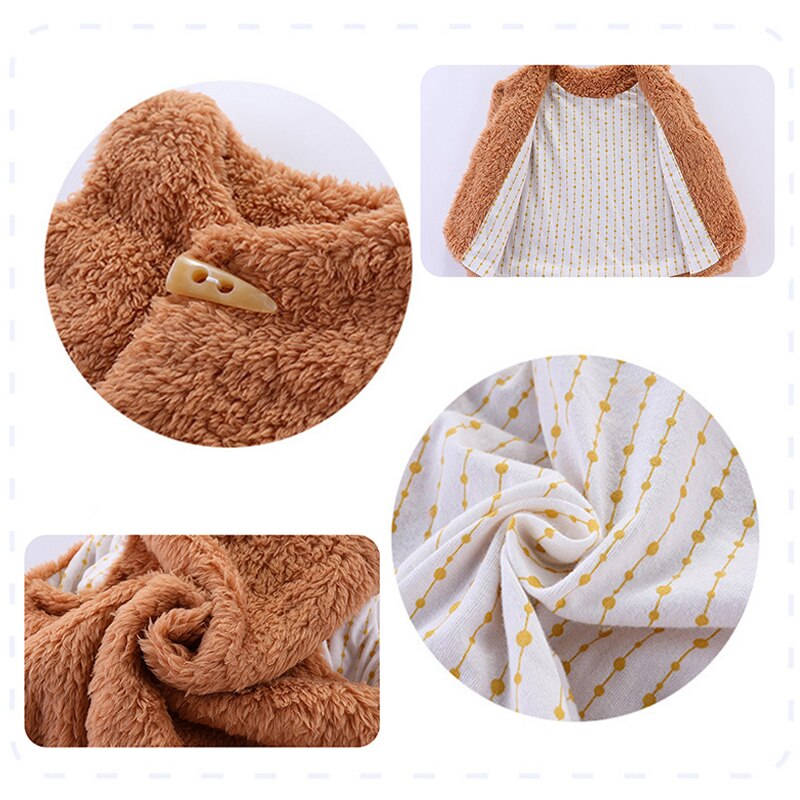 Pasgeboren Baby Meisje Kleding Herfst Baby Vest Bovenkleding Peuter Katoenen Vest Jas 0-18M Warm Winter jas Voor Baby Boy Kleding