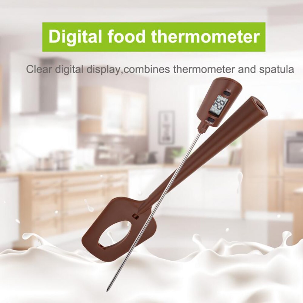 Schokolade Thermometer Küche Digitale Kochen Lebensmittel Sonde Elektronische Süßigkeiten Kochen Werkzeuge Temperatur Meter Messer Werkzeug Löffel
