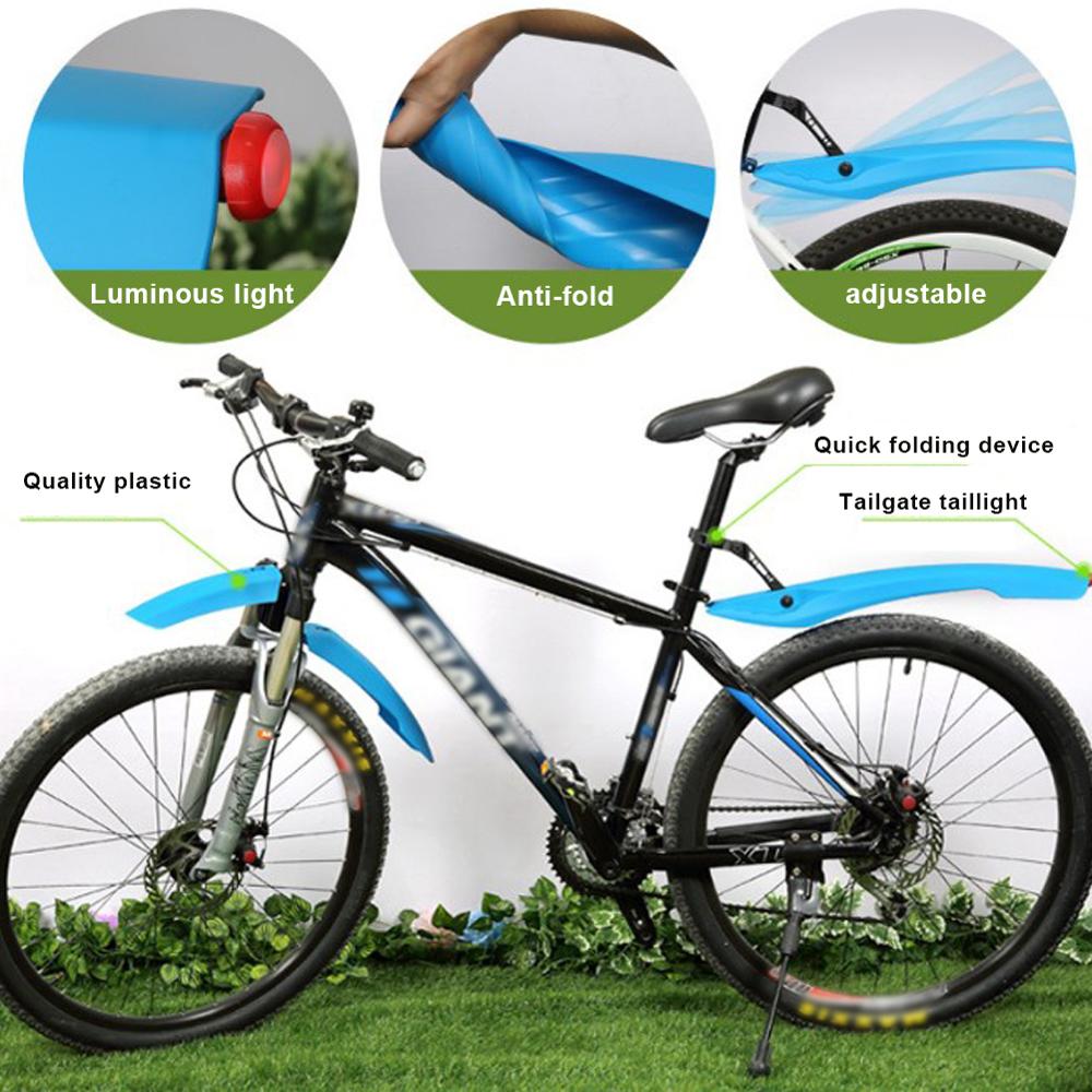 Guardabarros de bicicleta guardabarros delantero trasero guardabarros Delgado horquilla Simple guardabarros MTB ciudad accesorios de bicicleta