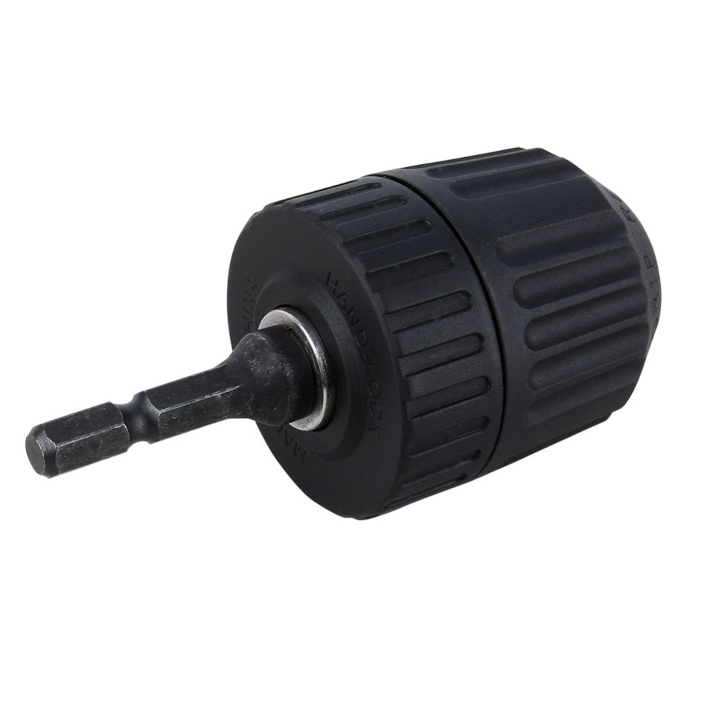 3/8-24 unf 0.8-10mm sleutelloze boorkopclip met 1/4 '' zeskantige schachtstang zeskantige boorkopadapterconverter houtbewerking schroevendraaiergereedschap