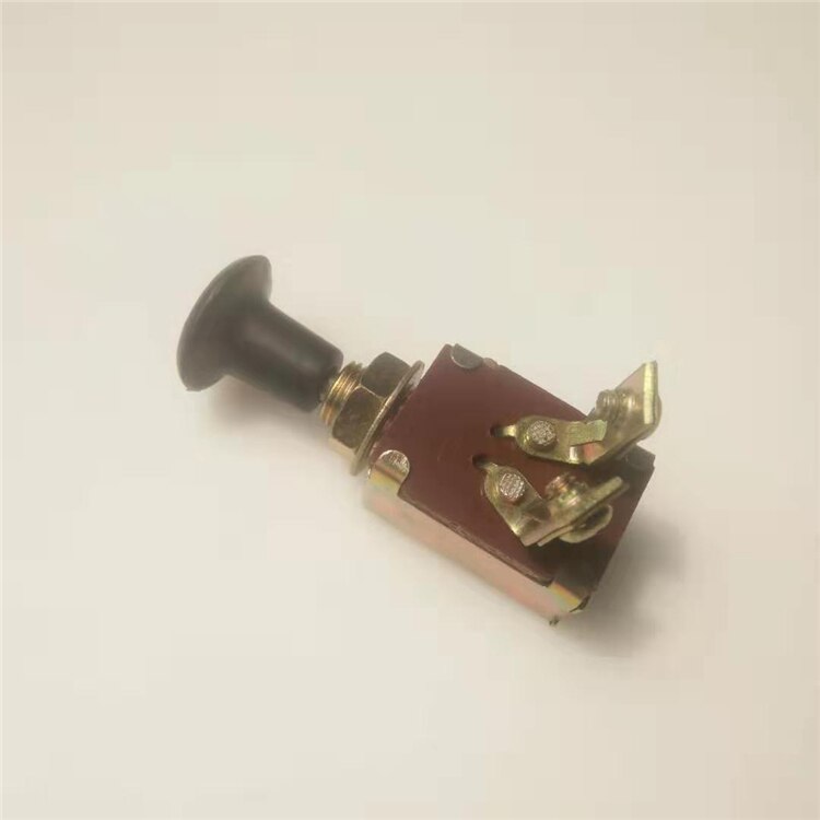 Agricultural tractor headlight switch single gear dual gear hand push pull switch car truck modified horn wiper switch
