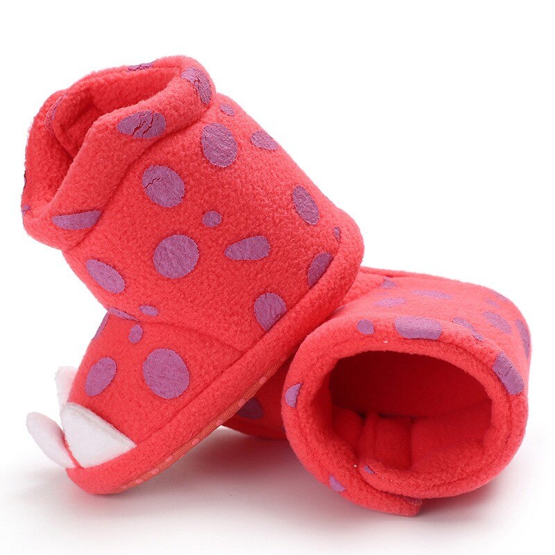 Babylaarzen schoenen kinderen katoenen sneeuwlaarzen schoenen peuter kind babymeisjes schattige peuter eerste wandeling winterlaarzen stippen schoenen