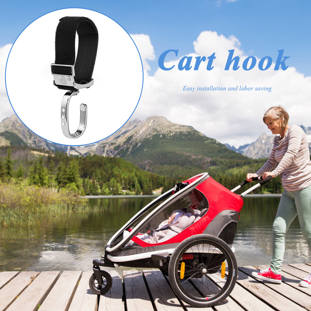 Swivel Hanger Ganchos para Baby Pram, Pushchair, Carriage Stroller Gancho