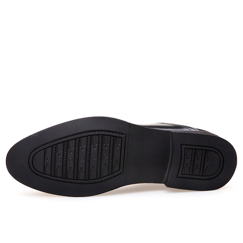 Män klänning skor herr slip on spetsiga tå skor män läder formella affärsman skor oxfords skor för män lägenhet