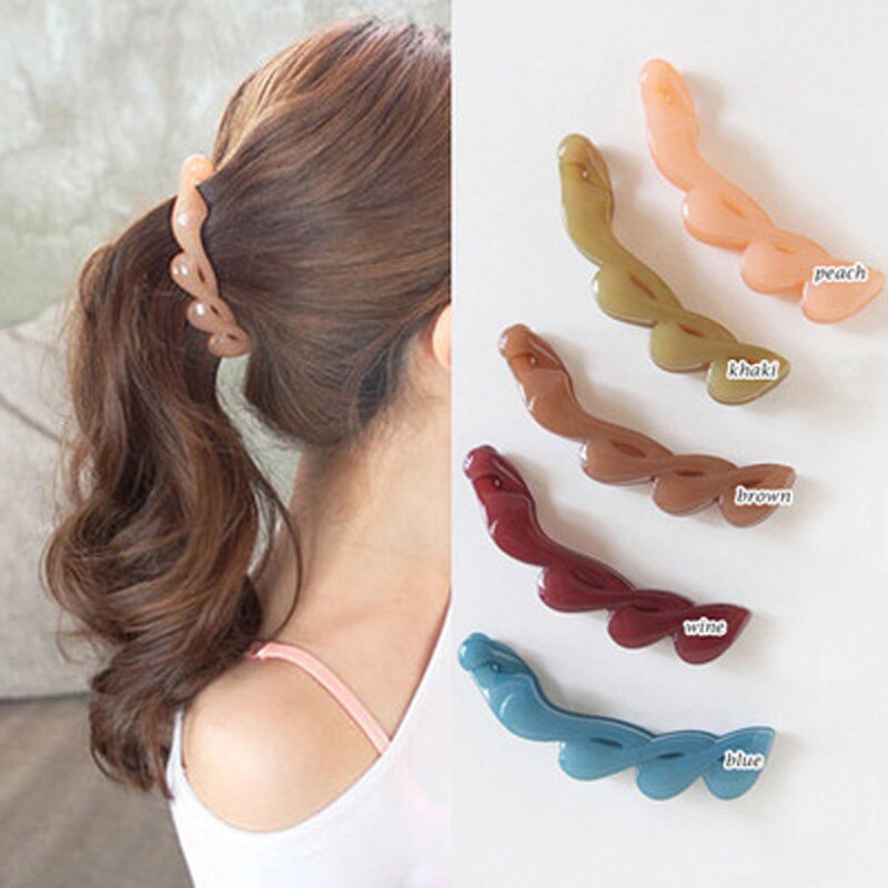 1Pc Koreaanse Haarspelden Haar Banaan Clips Hoofddeksels Vrouwen Haarspelden Meisje Paardenstaart Haarspeldjes Haarspelden Accessoires