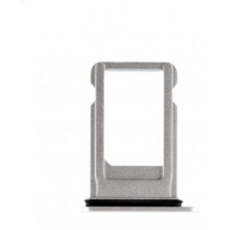 Sim Kaart Lade Compatibel Met Iphone 8 (Sim Tray) Zilver
