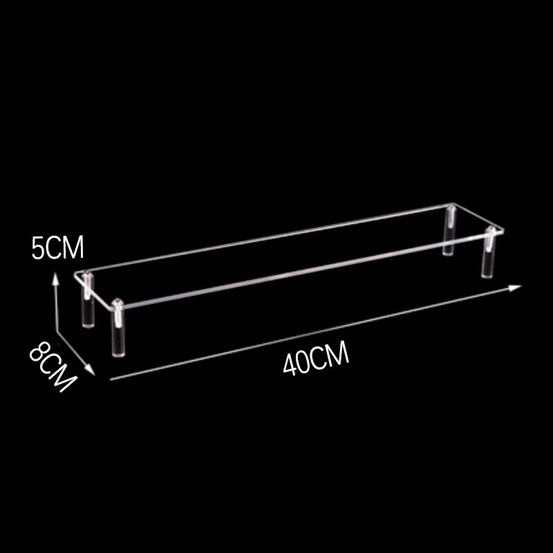 Acrylic Removable Ladder Rack Frame Car Model Toy Perfume Jewelry Display Transparent Action Figure Model Stand Decoration 2022: 40cm-1