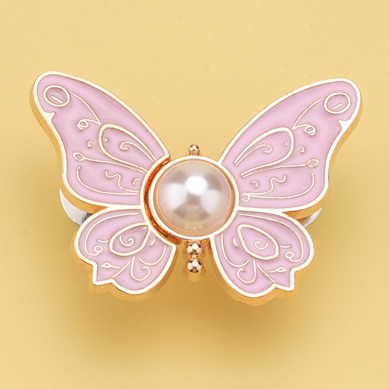 1 par de botones de cintura de mariposa ajustables para apretar la cintura de pantalones vaqueros faldas cintura reducir hebillas No requiere costura: Plata antigua